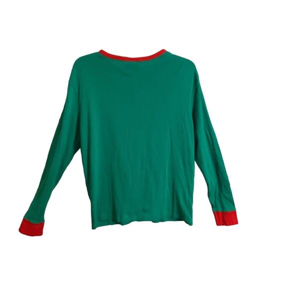 WONDERSHOP Holiday Pajama Women SZ M Elf Shirt Pant Set Christmas Clothing - Picture 7 of 13